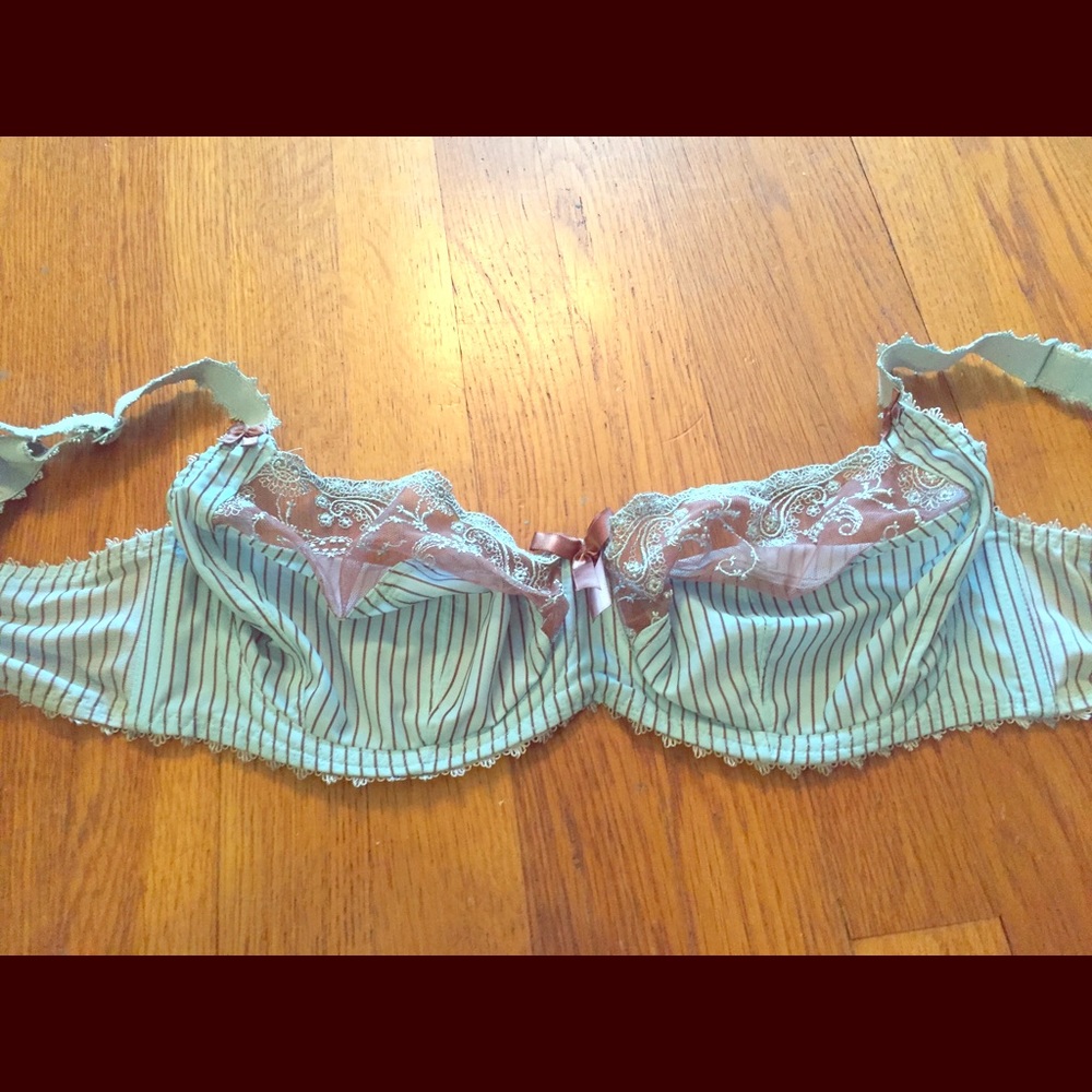 Sky blue 34F underwire